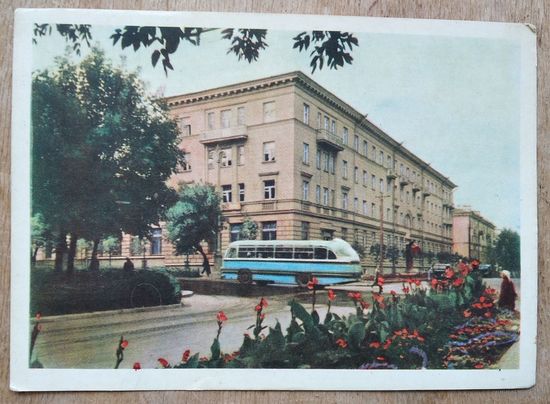 Гомель. Новая гасцiнiца "Сож". 1960 г. Чыстая.