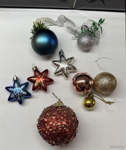 Елочные игрушки цена за все