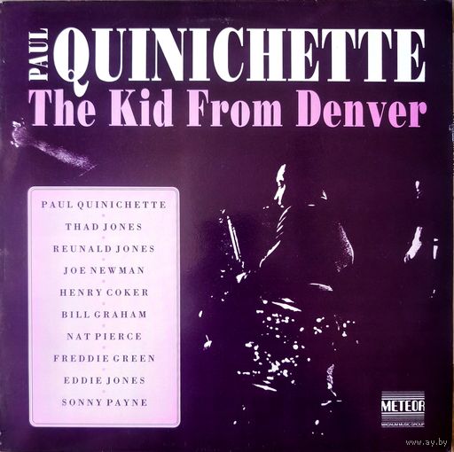 Paul Quinichette The Kid From Denver UK 1990 NM