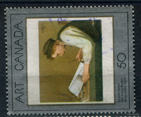 Канада - 1988г. - картина - 1 марка - полная серия, гашёная [Mi 1083]. #3-WB-94-KS-7