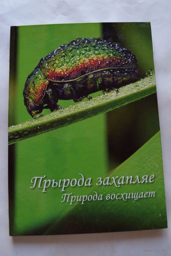 Книга на белорусском языке. Фотоальбом. "Прырода захапляе". "Природа восхищает". РБ. 2013 г.и.