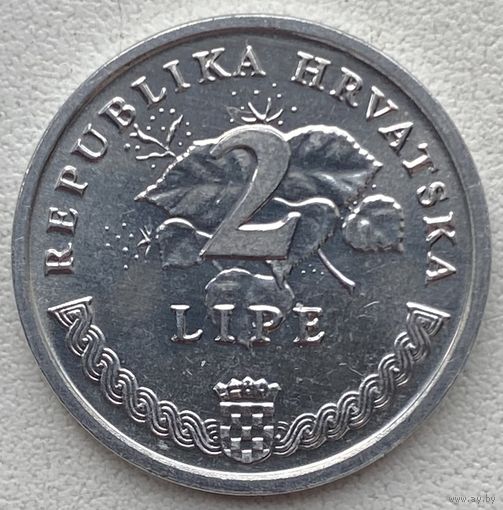 Хорватия 2 липы 1993 г.