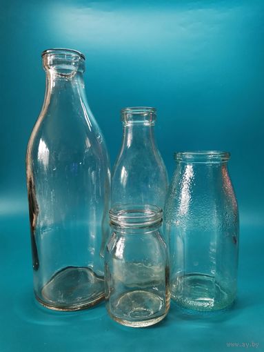 Молочная бутылка СССР  1 л, 0.5 л, о.250л. (одним лотом).