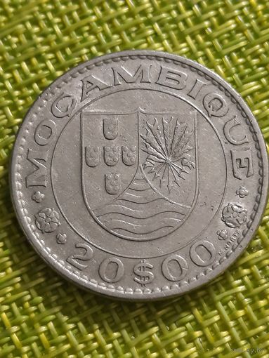 Мозамбик Португальский 20эскудо 1971г ..