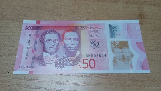 50 долларов 01,06, 2022 года Ямайки **6804