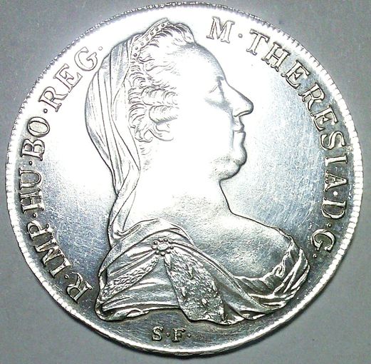РАСПРОДАЖА!!! - АВСТРИЯ 1 талер 1780 год "МАРИЯ ТЕРЕЗИЯ" серебро - ШТЕМПЕЛЬНЫЙ БЛЕСК!