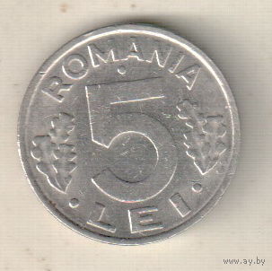 Румыния 5 лей 1992