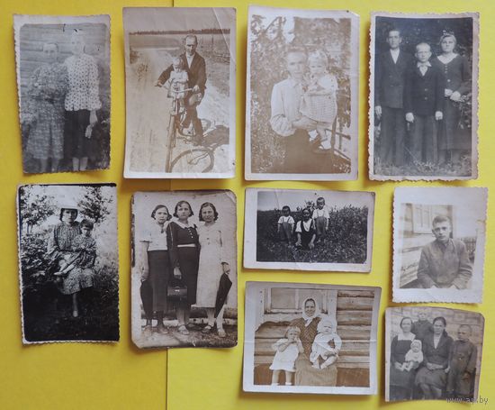 Фото "Беларусь", 1950-е гг., 8*6 см., 10 шт.