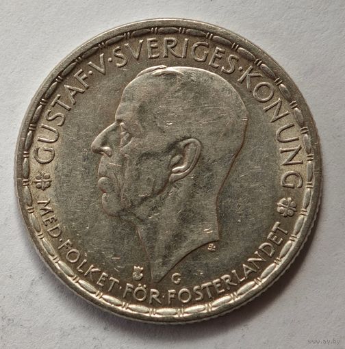 1944 год Швеция крона   серебро