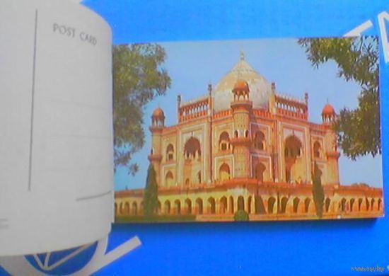 "DELHI. Old and New" альбом цветных открыток (почтовых карточек) с изображениями Дели (Бхарат Индия India, индийский слон).