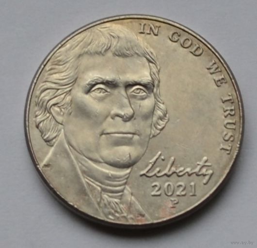 США, 5 центов 2021 г. Р