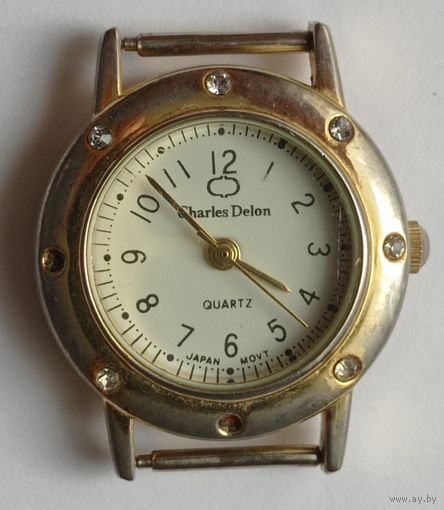 Часы кварцевые Charles Delon QUARTZ JAPAN не на ходу