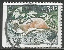 Швеция. Горностай. 1996г. Mi#1927.