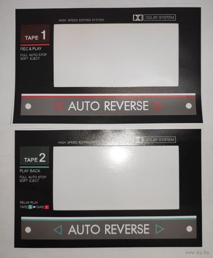 Panasonic RX-CW200, наклейки на "карманы".