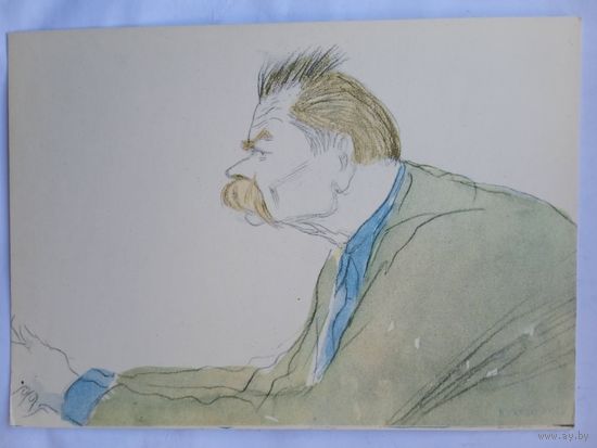Кукрыниксы. М.Горький (дружеский шарж)
