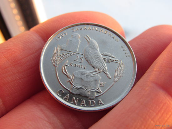 25 центов, 2005, Саскачеван. Канада.