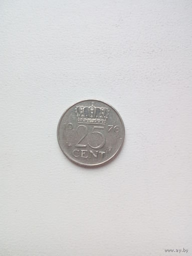 25 центов 1976г. Нидерланды