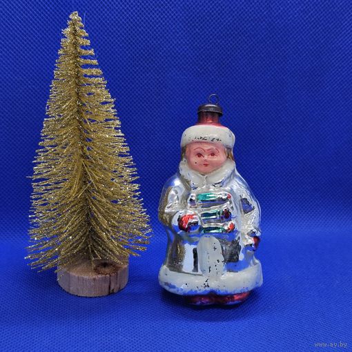 Старт с 1 Рубля !!! Елочная игрушка Девочка 1950е