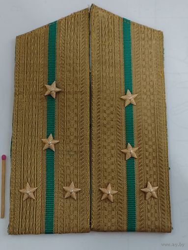 Погоны парадные капитана ПВ КГБ СССР. шинель, 17 см