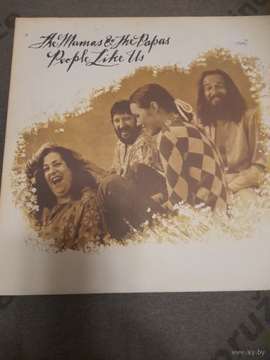 THE MAMAS & THE PAPAS  " PEOPLE LIKE US " 1971 LP USA DUNHILL RECORDS DSX50106 -  NM/NM-
