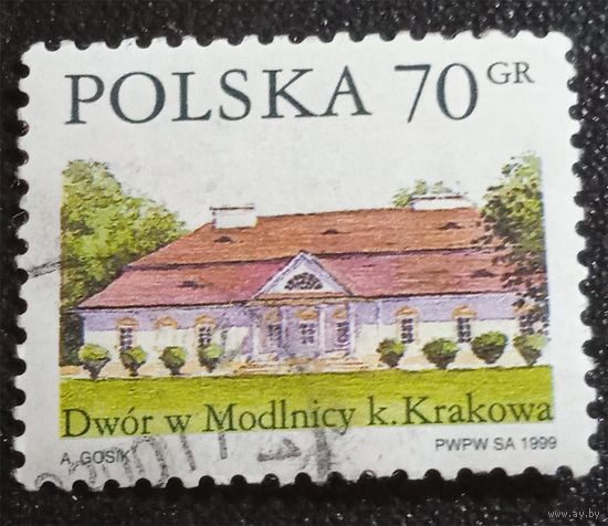 Лот 256 Польша (1999) Полськие усадьбы. Усадьба в Мол ьднице около кракова (1780) PL3772