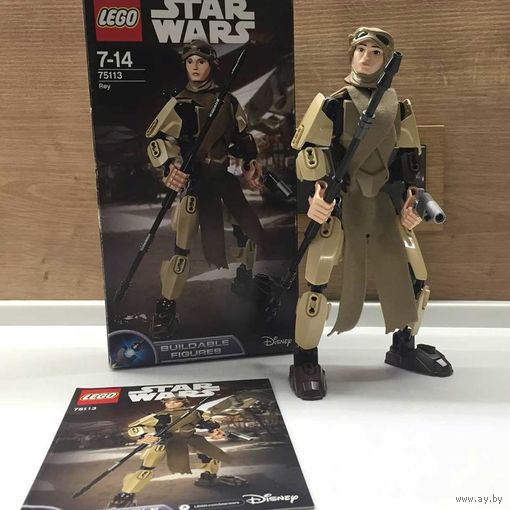 Коллекционная фигурка Лего Звездные войны-Rey (оригинал)