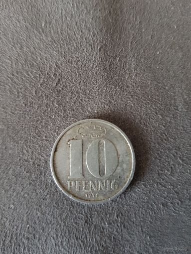 10 Пфеннигов 1971