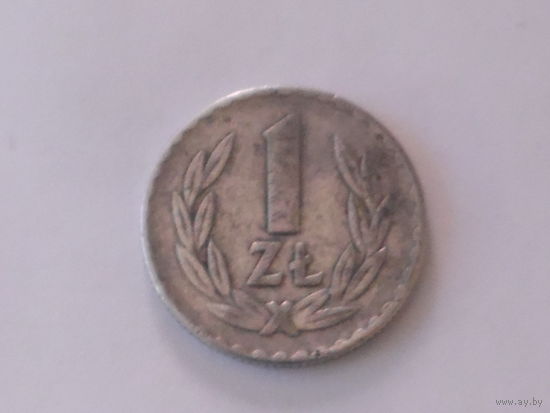 1 злотый 1974 года.