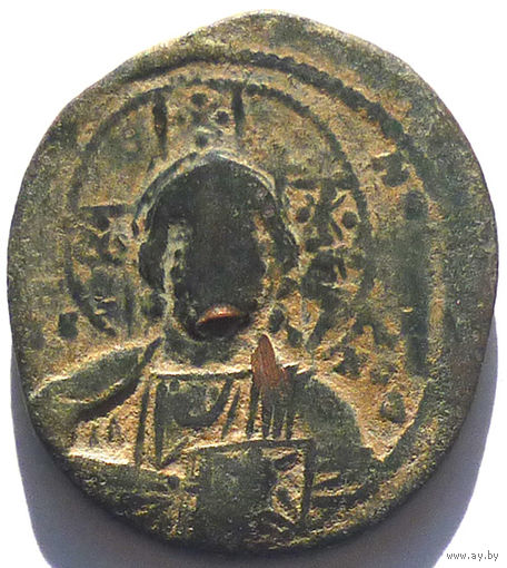 Византия. "Иисус Христос - царь царей." Анонимный фоллис ВАСИЛИЯ II И КОНСТАНТИНА VIII (976-1028 г.)