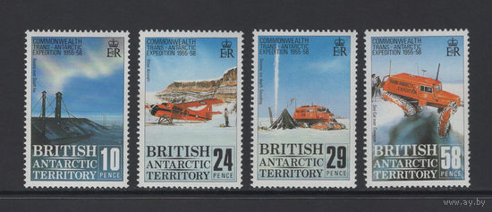 Британская антарктическая территория /British Antarctic Territory (BAT)1988** Трансантарктическая экспедиция Британского содружества Mi#148-151
