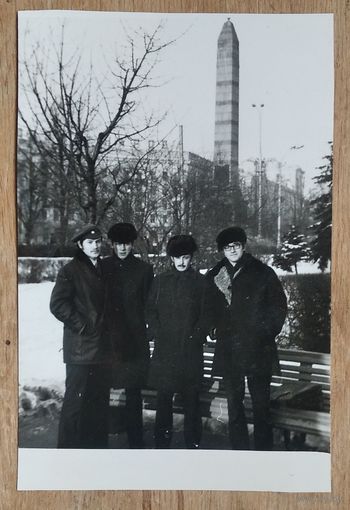 Минск. Фото на пл.Победы. 1970-е. 8х12 см.