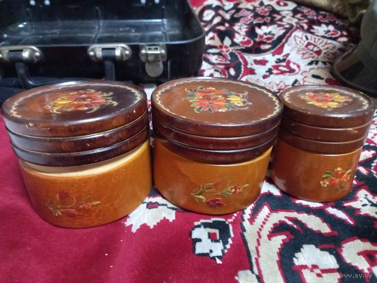 Расписные шкатулки деревянные СССР