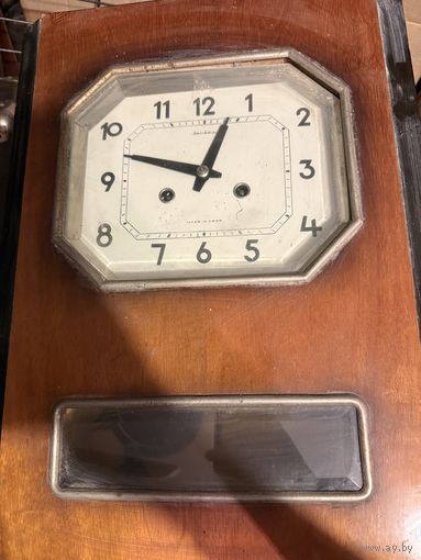 Часы  янтарь