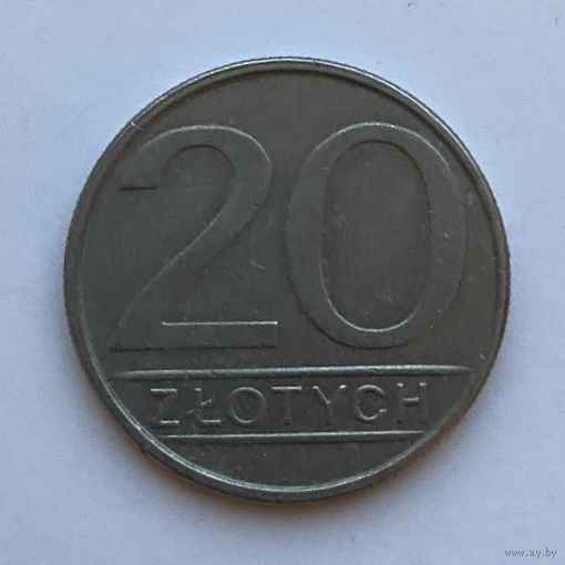 20 злотых 1986 Польша
