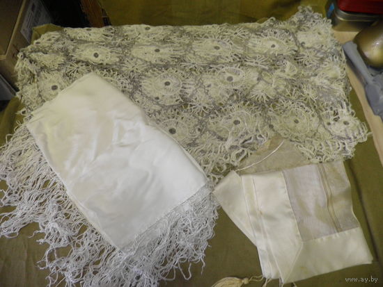 Скатерть,накидки,вышивка,макраме 50-60-е г.СССР.С рубля.