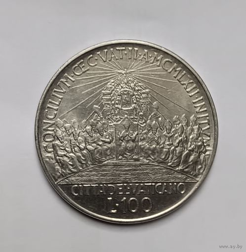 100 лир 1962 Ватикан
