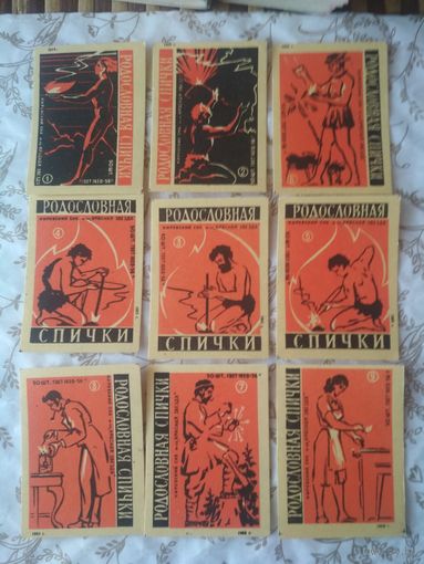 Спичечные этикетки ф.Красная звезда. История спички