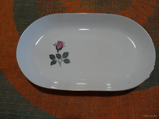Блюдо овальное, 23*14 см, ГДР, Kahla, 60-е годы