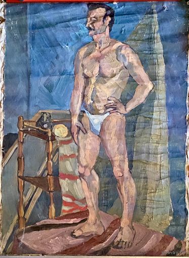 Картина. Холст, масло. 87х63 см