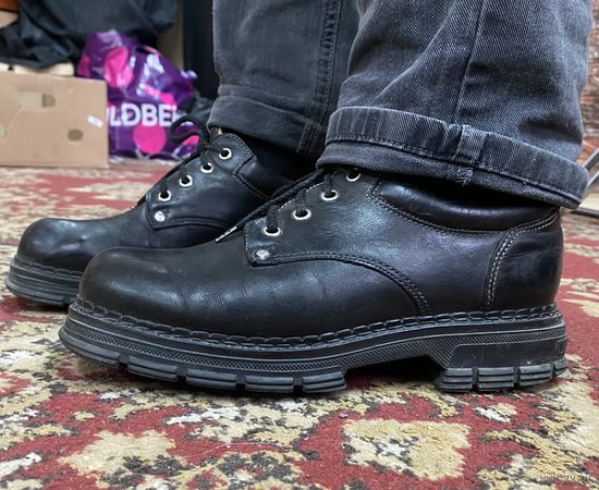 Ботинки кожаные