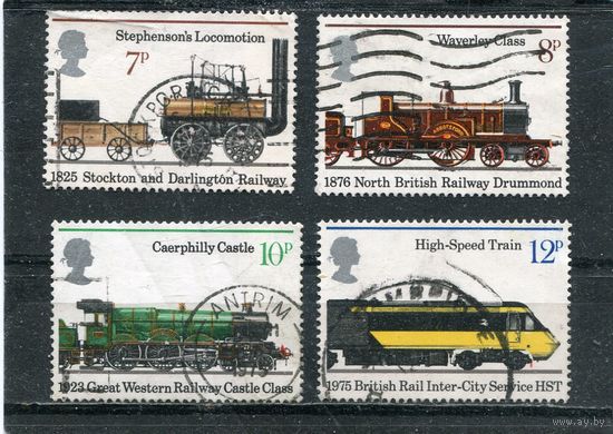 Великобритания. 150 лет железной дороге. Паровозы