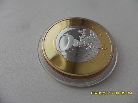 6 Евро - сувенирная. /16/