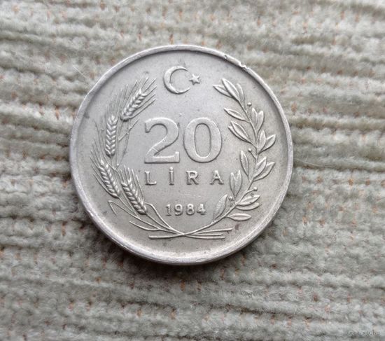 Werty71 Турция 20 лир 1984 Редкий номинал Редкая