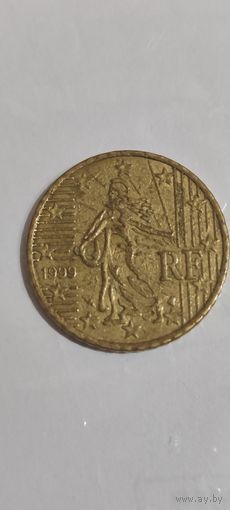 Франция 50 евроцентов 1999