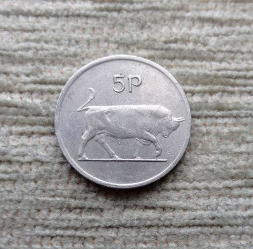 Werty71 Ирландия 5 пенсов 1975