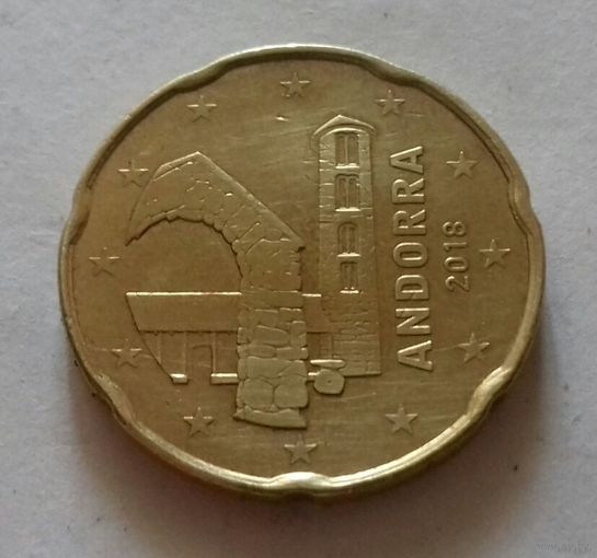 20 евроцентов, Андорра 2018 г.
