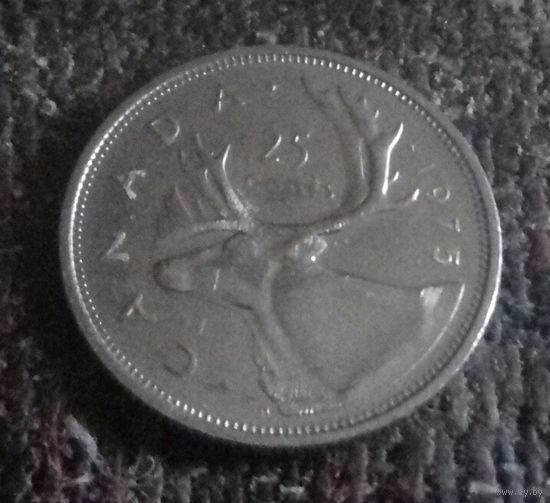 25 центов, Канада 1975 г.