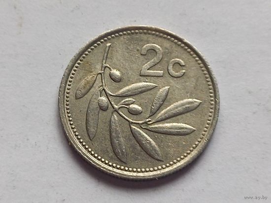 Мальта 2 цента 1991 г.