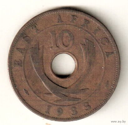 Британская Восточная Африка 10 цент 1933