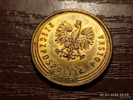Польша 5 грошей 2019